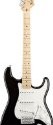 Fender Standard Stratocaster Electric Guitar Black Maple Fingerboard