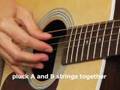Acoustic Guitar Lesson basic finger picking